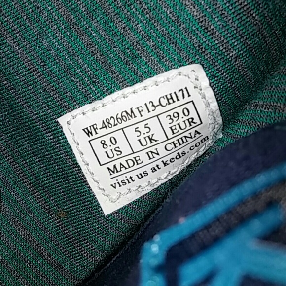 SOLD      Keds Women's Shoes High Top 8M Blue #O425 - Picture 5 of 7